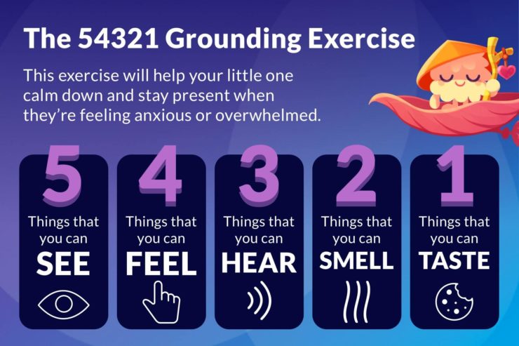 54321 grounding technique kids
