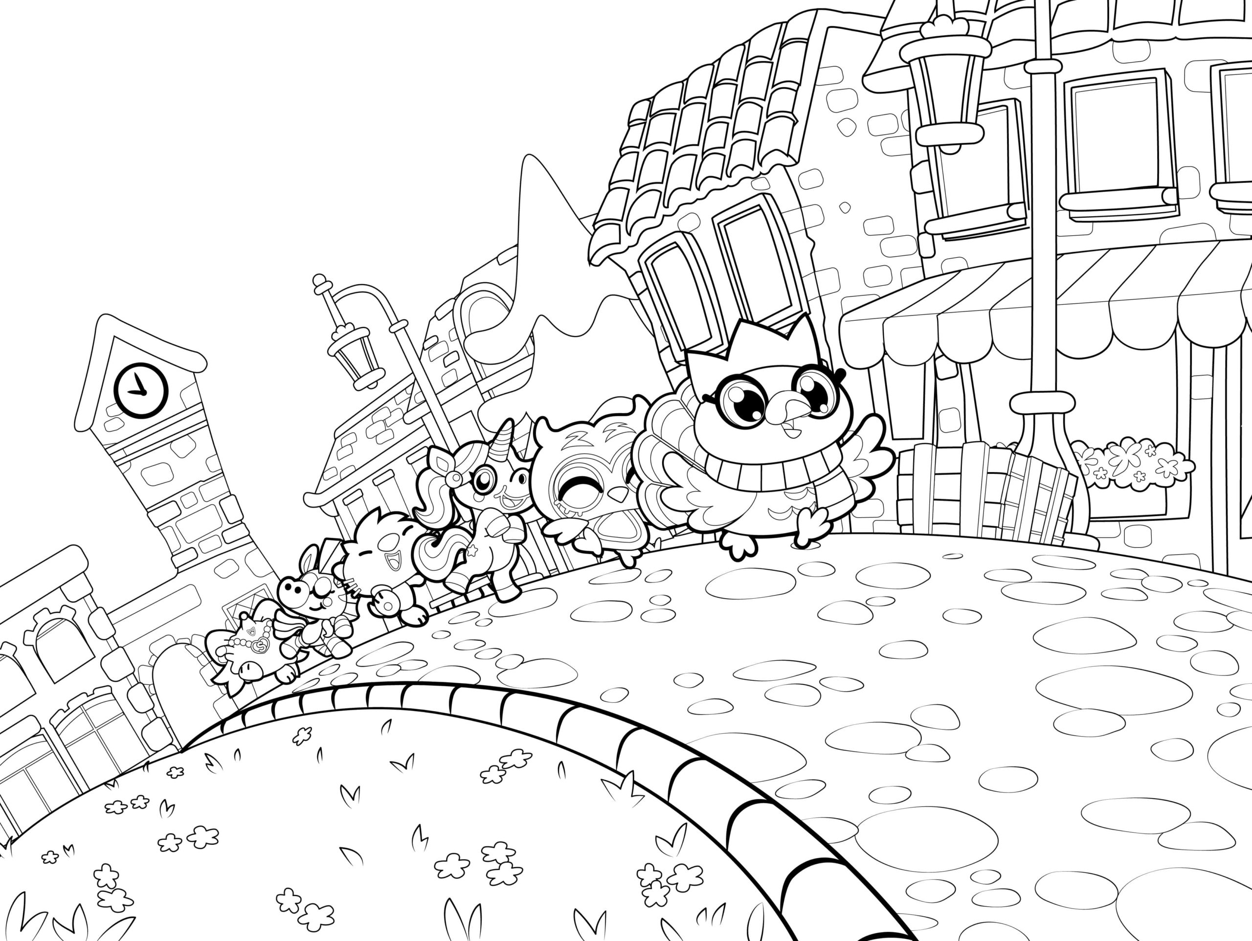 Thanksgiving Parade Coloring Page
