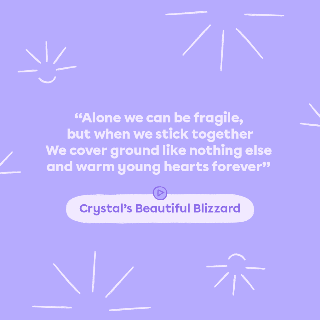 Bedtime Crystal's Beautiful Blizzard